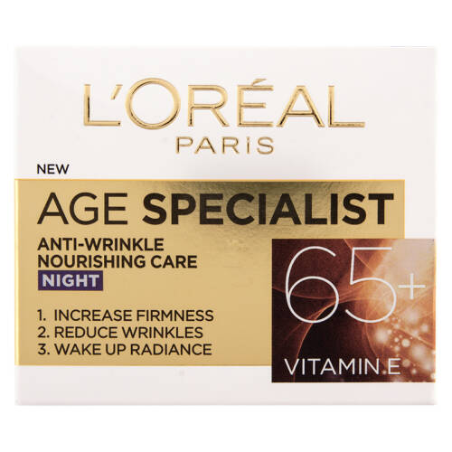 LOREAL AGE SPECIALIST CREMA NOAPTE 65 +