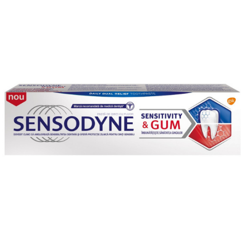 SENSODYNE 75 ML SENSITIVITY AND GUM WHITENING