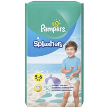 PAMPERS SCUTECE SPLASH PT APA NR.5-6 10 BUC