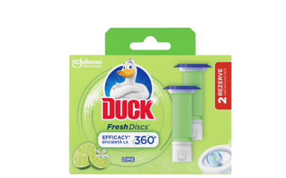 DUCK FRESH DISCS REZERVA 12 BUC LIME