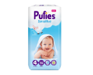 PUFIES SCUTECE MAXI PACK SENSITIVE NR.4 56 BUC