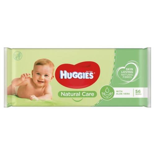 HUGGIES SERVETELE UMEDE 56 BUC NATURAL CARE