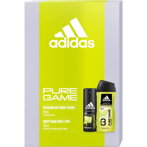 ADIDAS CASETA DEO + GEL DUS MEN PURE GAME