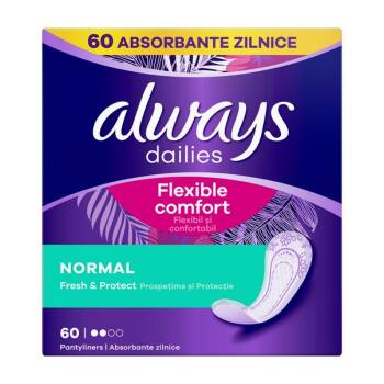 ALWAYS ABSORBANTE ZILNICE 60 BUC NORMAL