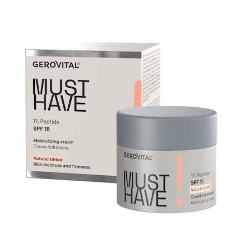 GEROVITAL MUST HAVE CREMA 50 ML HIDRATANTA 1% PEPTIDE SPF 15