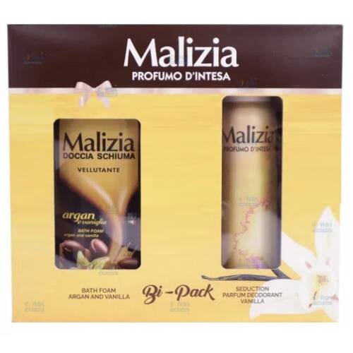 MALIZIA CASETA DEO+GEL DUS ARGAN & VANILLA