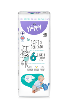 HAPPY SCUTECE SOFT&DELICATE NR.6 48 BUC