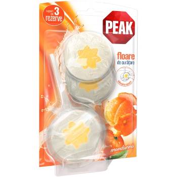 PEAK ODORIZANT WC FLOARE SUPORT + 3 REZERVE MANDARINA