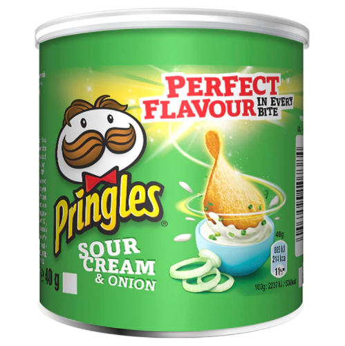 PRINGLES SMALL 40 GR SOUR CREAM&ONION