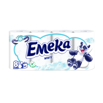 EMEKA HARTIE IGIENICA 8/SET WHITE