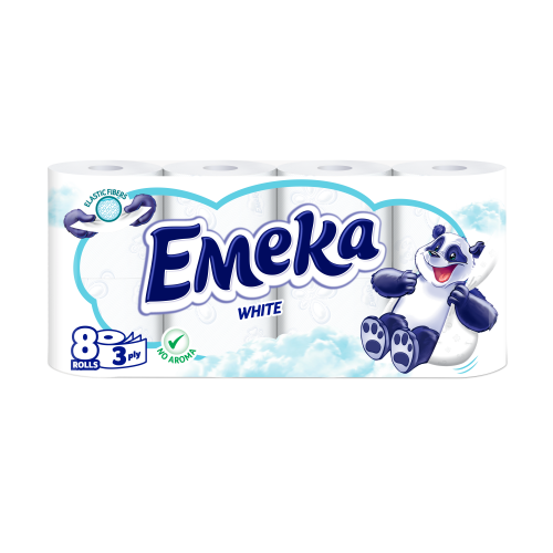 EMEKA HARTIE IGIENICA 8/SET WHITE