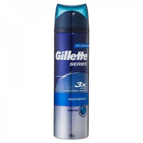 GILLETTE GEL RAS 200 ML SERIES 3X MOISTURIZING