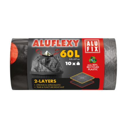 ALUFIX ALUFLEXY SACI MENAJ BANDA 60 L 10 BUC 64x69 CM STEEL