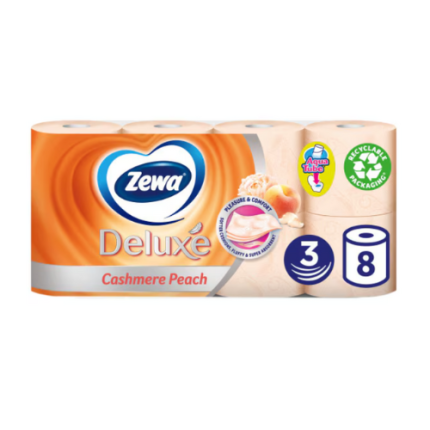 ZEWA HARTIE IGIENICA 8/SET PIERSICA