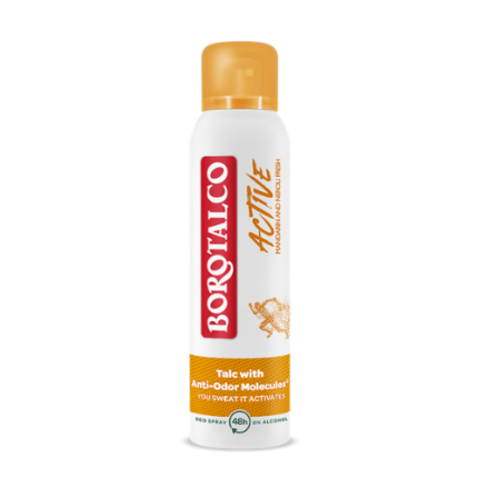 BOROTALCO DEODORANT 150 ML ACTIVE MANDARIN&NEROLI FRESH